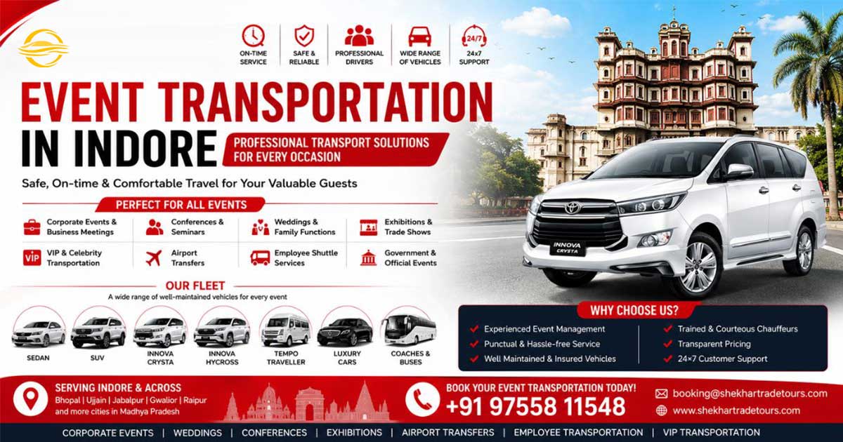Event Transportation in Indore: Professional Transport Solutions for Every Occasion