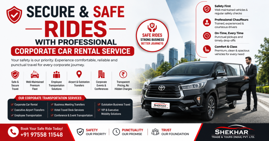 Secure & Safe Rides with Professional Corporate Car Rental Services